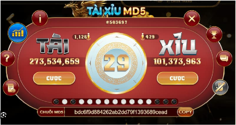 tài xỉu md5 tại go88